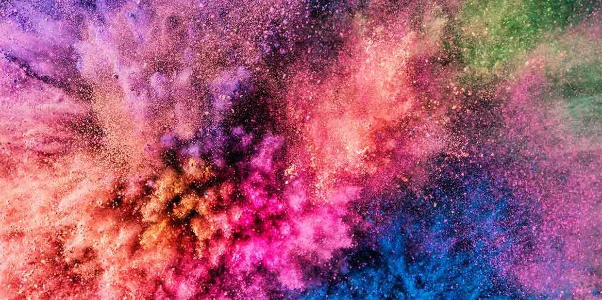 Mix de cores representam como funciona a mente de pessoas com TDAH