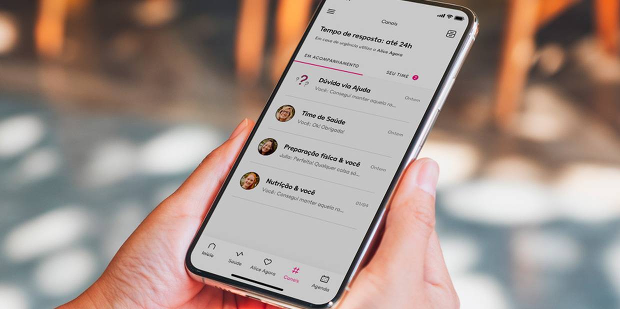 Como funciona o app da Alice?