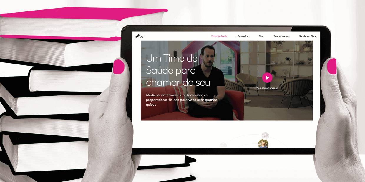 Saúde e tecnologia healthtech Alice