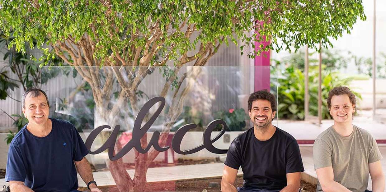 Mario Ferretti, Cesar Ferreira e Henry Porta, médicos da Alice