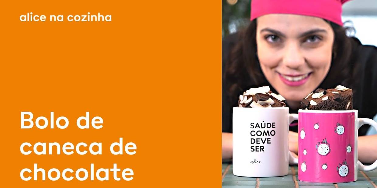 [Receita] Aprenda a fazer um bolo de chocolate de caneca