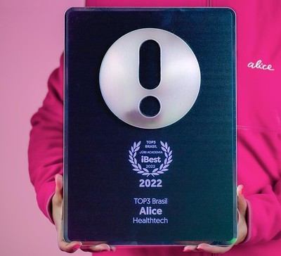 Alice é uma das Top 3 healthtechs do Prêmio iBest