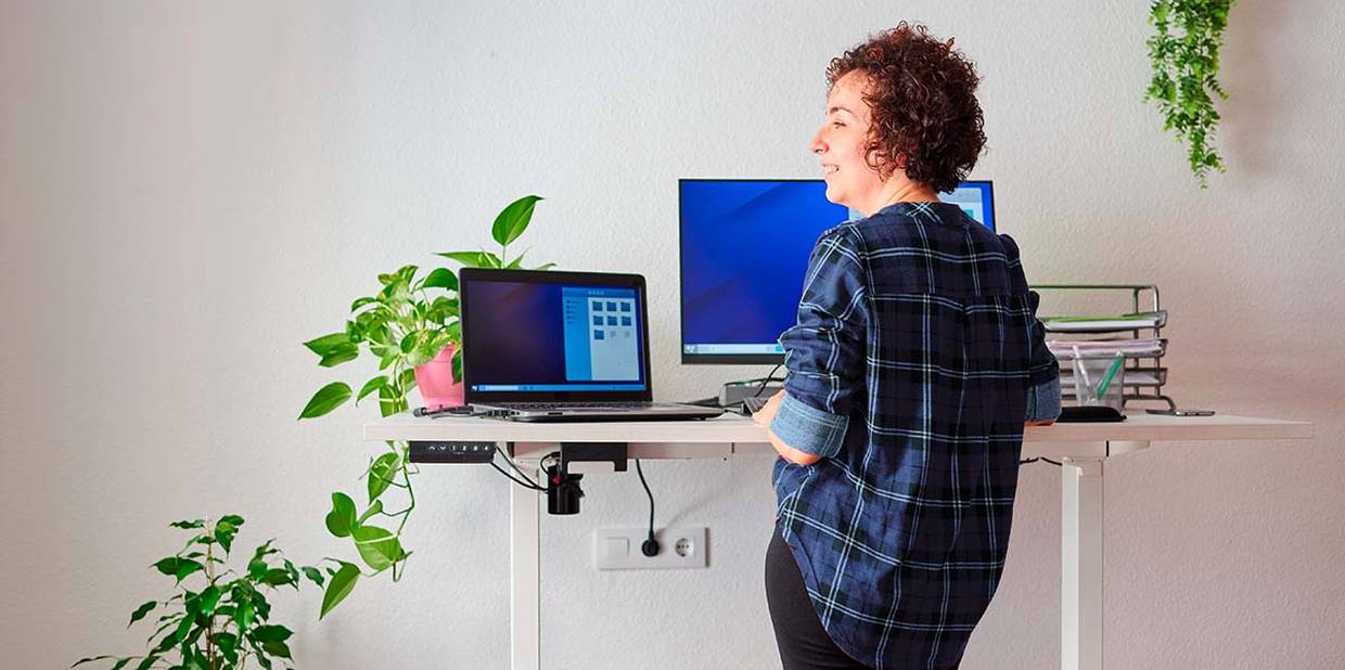 Mesa para trabalhar em pé