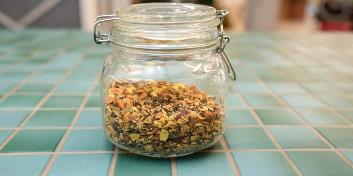 receita de granola salgada