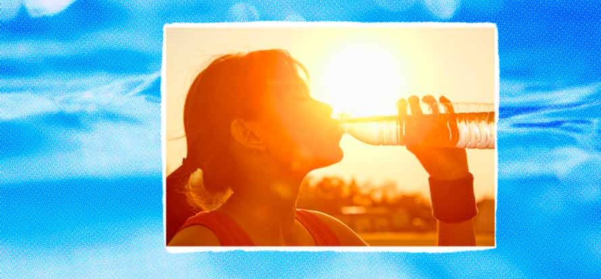 Como se manter hidratado no verão