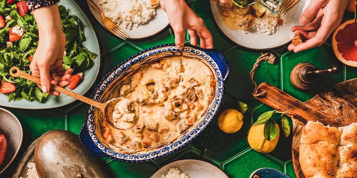 Imagem de ceia de ano novo