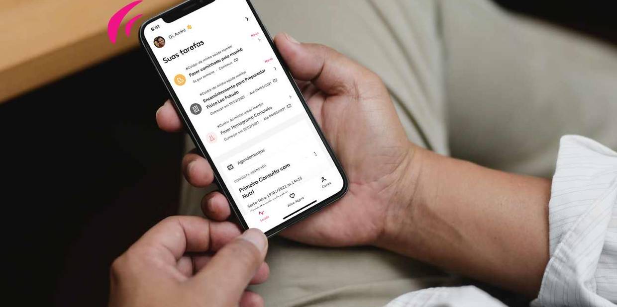 como funciona a ferramenta de tarefas no app da alice