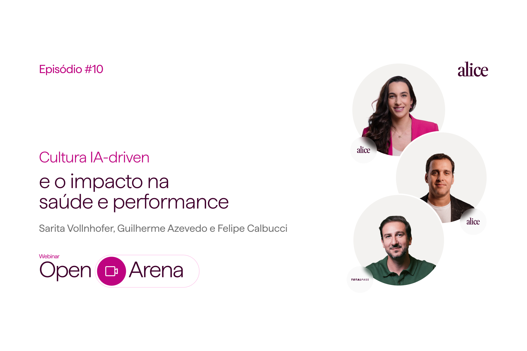 Saúde como estratégia: Cases da Alice e TotalPass