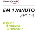 [Podcast] Time de Saúde em 1 Minuto #03 – Alimentação intuitiva